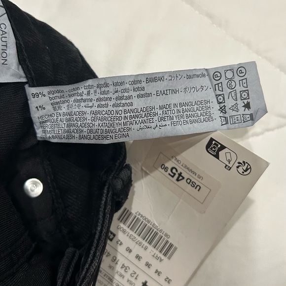 Zara Comfort Fit Mom Jeans - Black - Picture 7 of 7